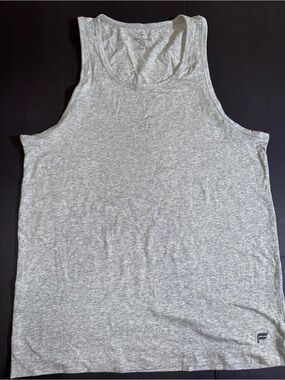 Fabletics Light Gray Athletic Tank Top - XSmall